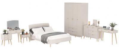 Афина Спальня 35-1400, кашемир серый