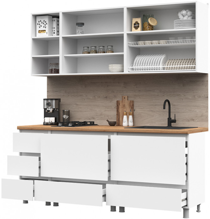 Кухня Хелен 2,0 белый/белый