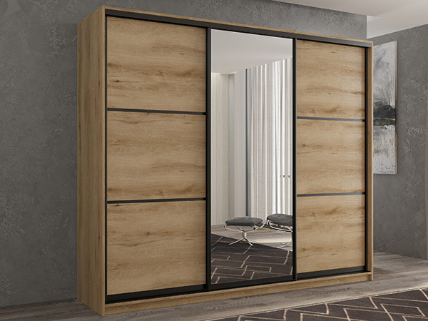 Шкаф-купе Кааппи 2 Эвок Прибрежный 180х45х230 см