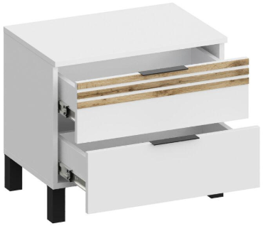 Модульная спальня Нао, набор №7, Дуб вотан (Профиль МДФ Дуб вотан)