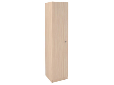 Шкаф-пенал закрытый Дуб молочный/Дуб молочный
