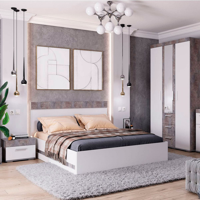 "Инстайл" ТБ-23 метрополитан грей/белый