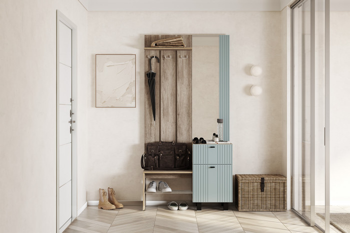 Прихожая Олива ПР-04, Дуб каньон, МФ11