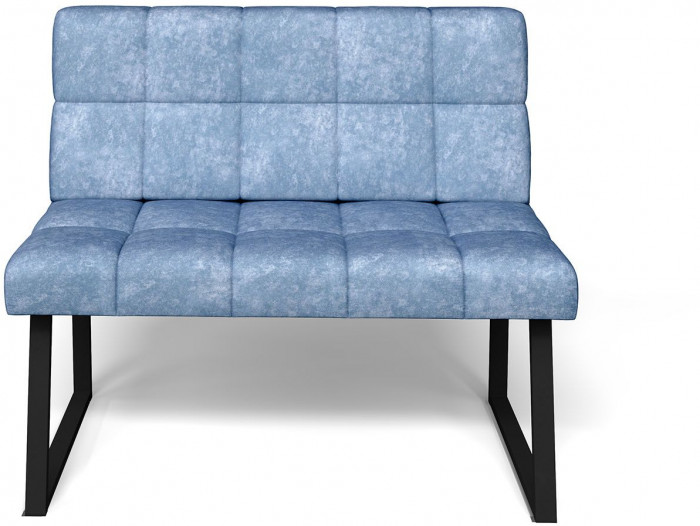 Кухонный диван Реал МД 1100 Лагуна/Черный муар