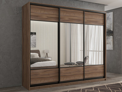 Шкаф-купе Кааппи 6 Орех Тьеполло 180х45х230 см