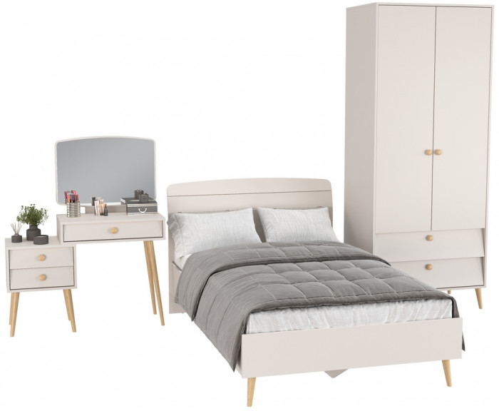 Афина Спальня 03-1200, кашемир серый