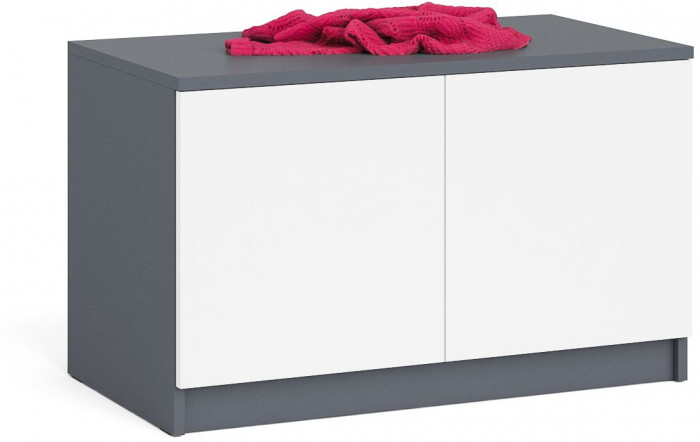 Мори Тумба/антресоль МА900.1, графит/белый