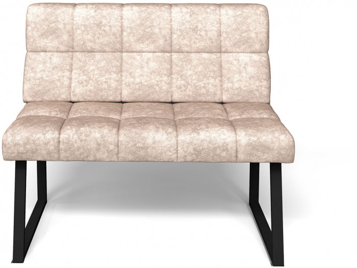 Кухонный диван Реал МД 1100 Латте/Черный муар