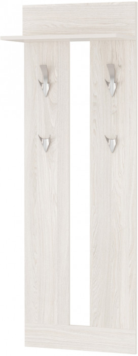 КР100 Ника прихожая 15.08 Вешалка, цвет ясень анкор светлый, ШхГхВ 53,8х26х154 см.