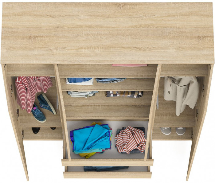 Мори Шкаф МШ1600.1, дуб сонома