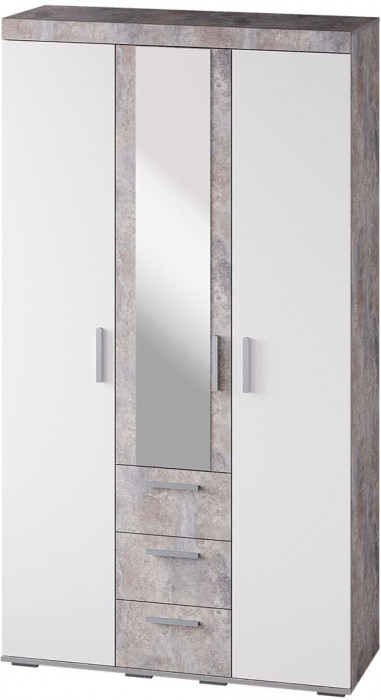 "Инстайл" ШК-30 метрополитан грей/белый