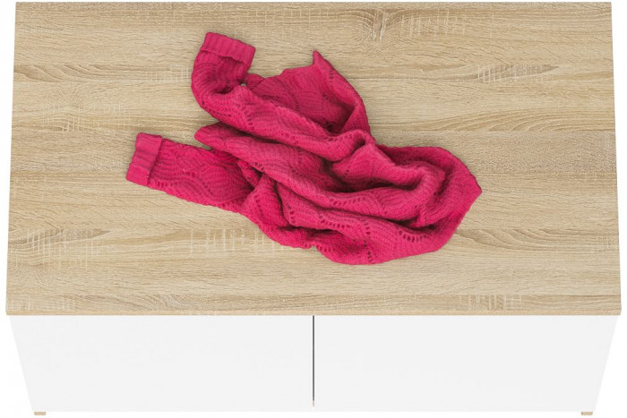 Мори Тумба/антресоль МА900.1, дуб сонома/белый