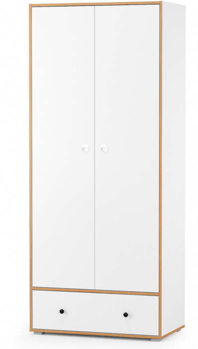 Вуди Компоновка № 25, цвет белый премиум/дуб крафт золотой, ШхГхВ 306х52,7х205 см., универсальная сборка
