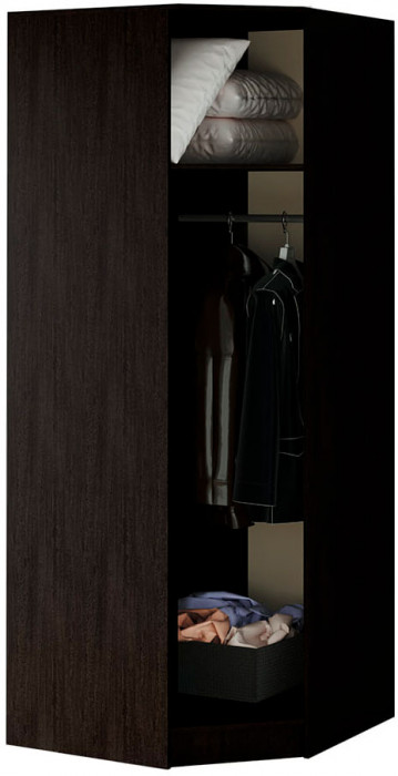 "Фиеста" шкаф угловой (876х2216х876) венге/лоредо