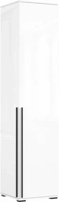 Норд Композиция Шкафов (прямые + угловые), Белый глянец/белый