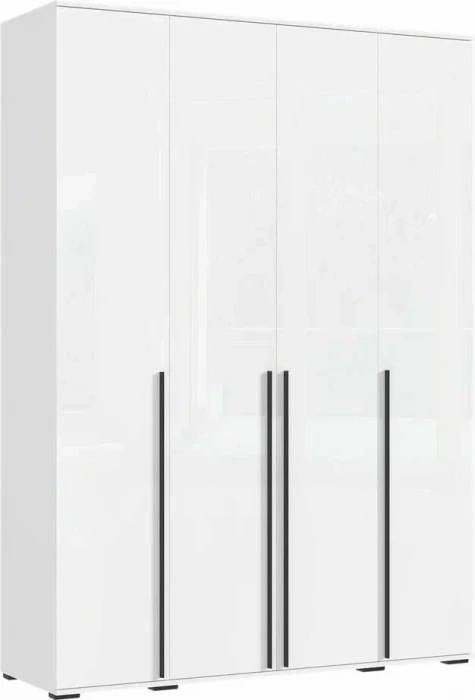 Норд Композиция Шкафов (прямые + угловые), Белый глянец/белый