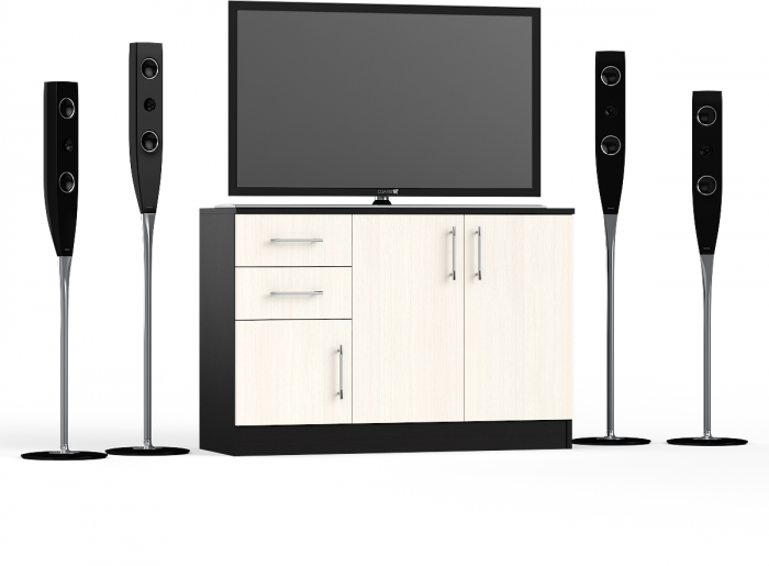 Комод СВК № 3, венге/дуб лоредо