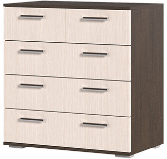 Комод К-5 венге/дуб белфорд