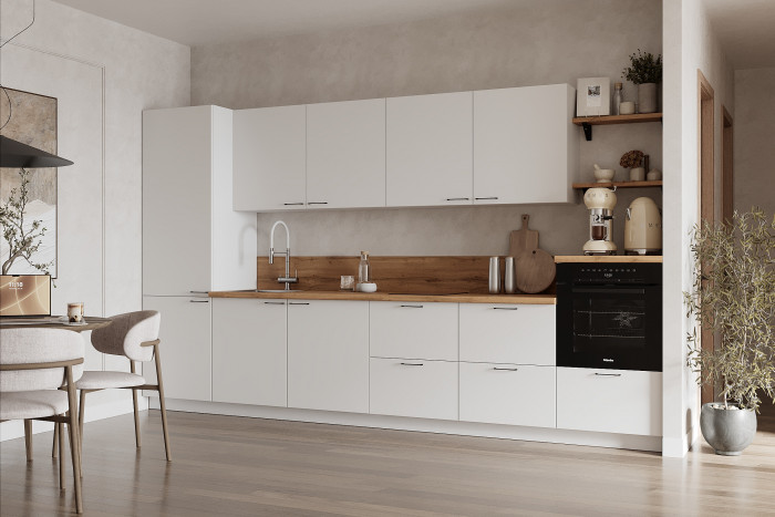 КГ ШП 600 Белый (эмаль)/Белый гладкий Арника РМ