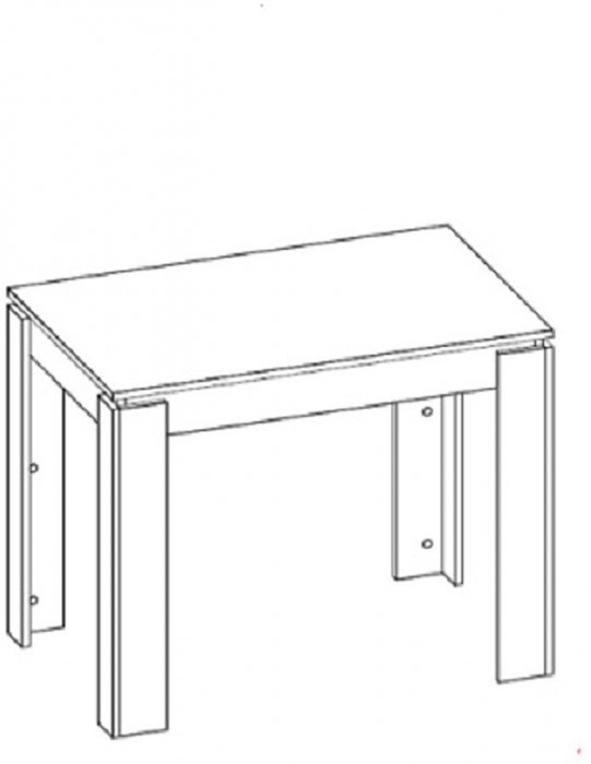 Стол-тумба СТ-07 Ясень Шимо темный / светлый