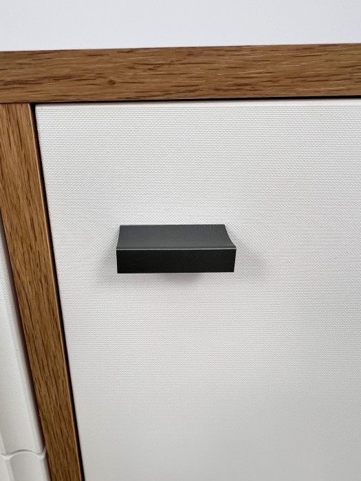 Тумба ТВ Парус-10 дуб крафт золотой/карбон латте