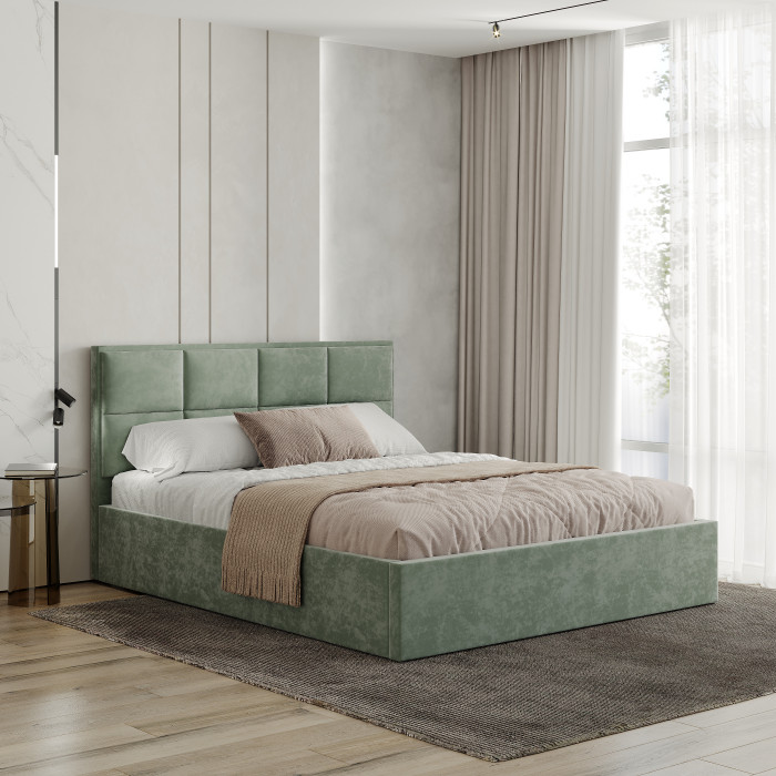 Кровать 160х200 с настилом ЛДСП Линда КР-16, Эвкалипт