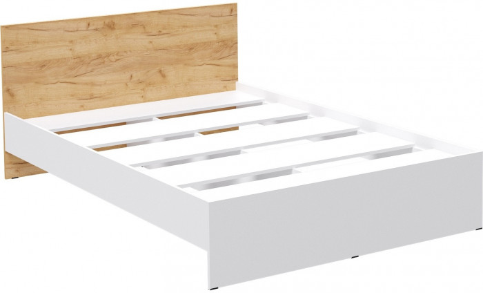 Ронда Кровать 140, дуб крафт золотой