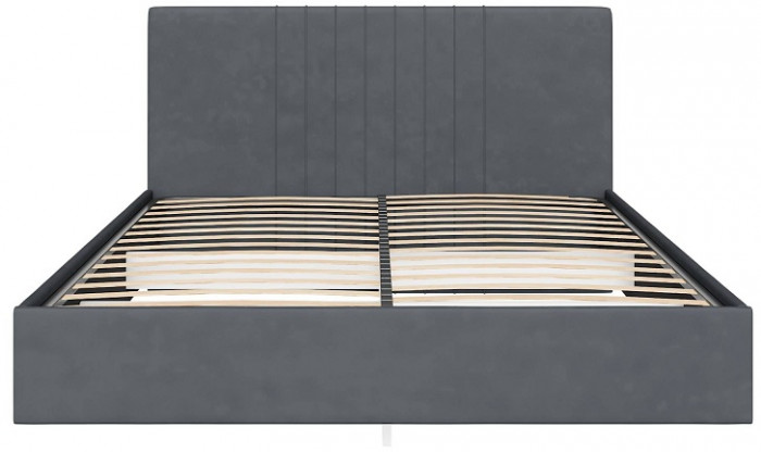 Кровать с латами Соло 140*200, Графит