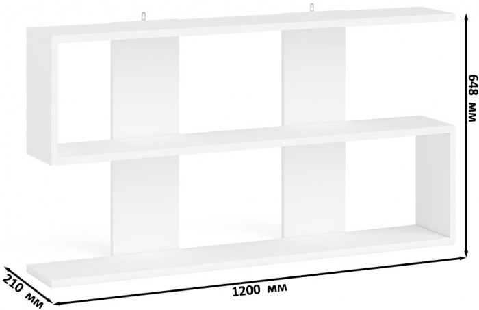 Мори компьютерный стол МС-16 левый + Комод МК800.4 + Полка 1200, белый