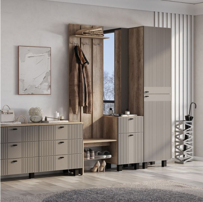 Прихожая "Олива" ПР-04 Дуб каньон/МФ14