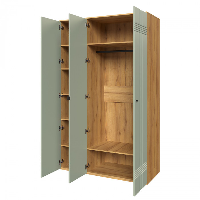 Шкаф распашной трехдверный Вега Саксония