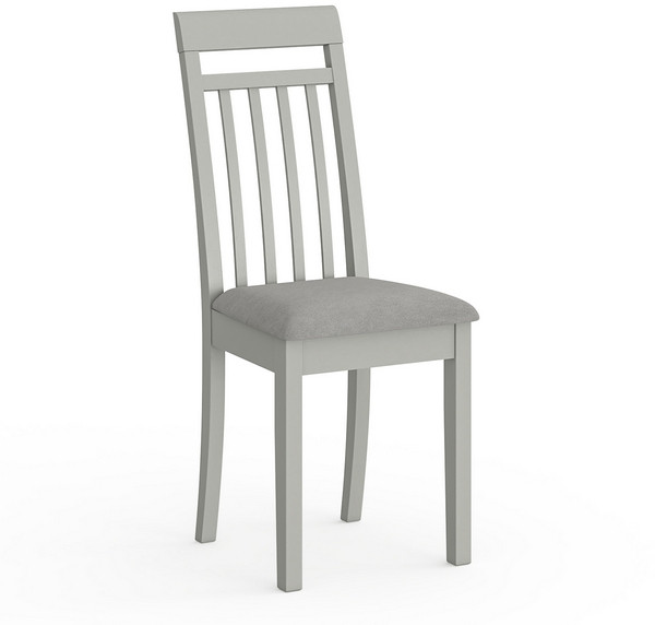 Стул Мебель--24 разборный Гольф-11, цвет серый, обивка ткань велюр серый 63, ШхГхВ 40х40х100 см., от пола до верха сиденья 47 см.