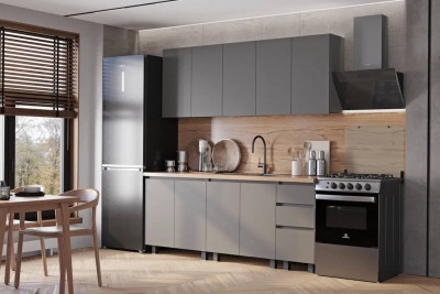 Готовая кухня Честер 2,0м, Графит