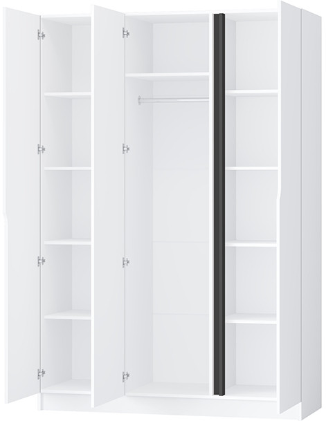 Гермес Шкаф 1500, Белый древесный