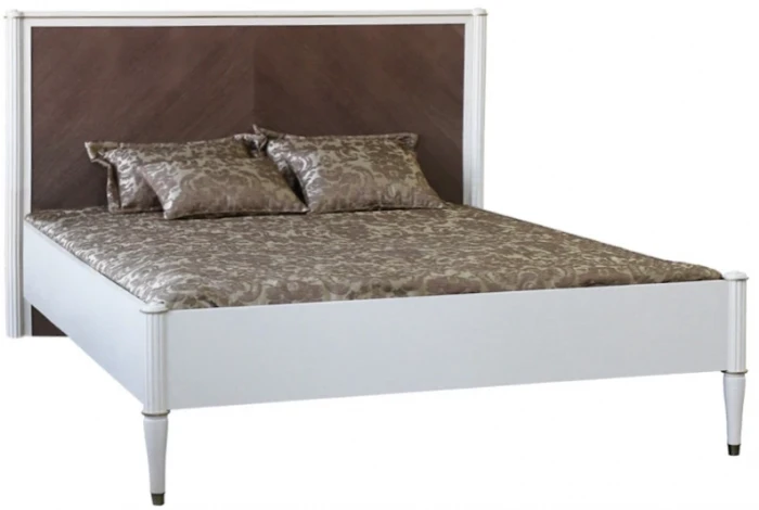 Кровать двуспальная 1,8 "Тиволи" - Латте (лак)