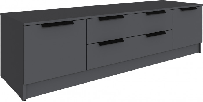 Тумба ТВ Мадрид №2 (1,8), Графит серый