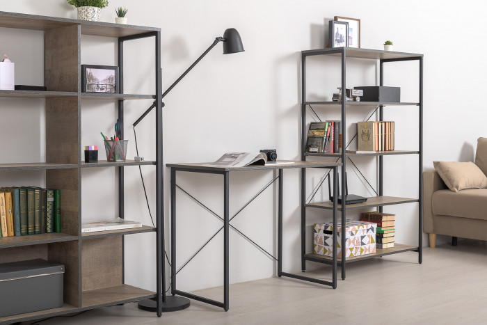 Трувор 13.151.01 Стеллаж, дуб гранж песочный/интра