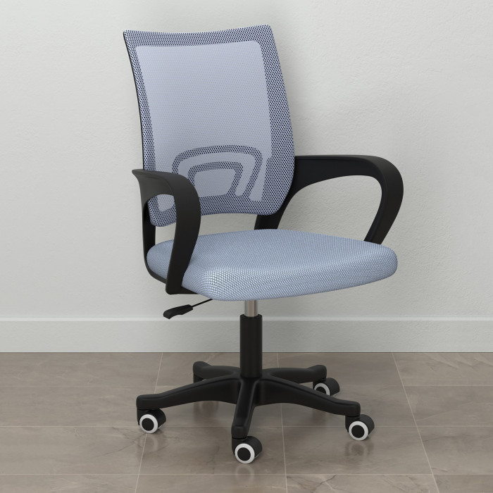 Кресло компьютерное Мебель--24 103, цвет серый, ШхГхВ 59х56х83-94 см., максимальная нагрузка 120 кг.