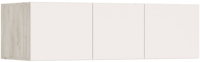 Шкаф-купе с антресолью Басямиф, Крафт серый/Кашемир