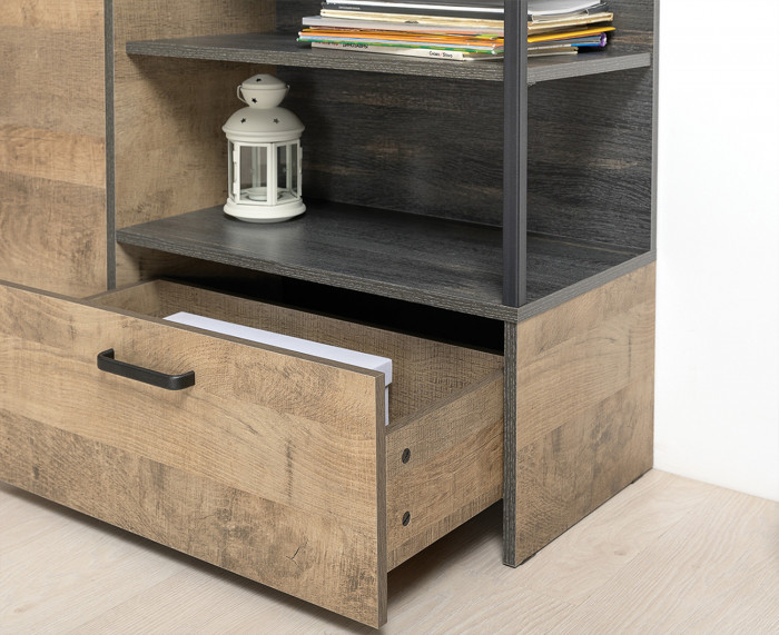 Трувор Прихожая 217, дуб гранж песочный/интра