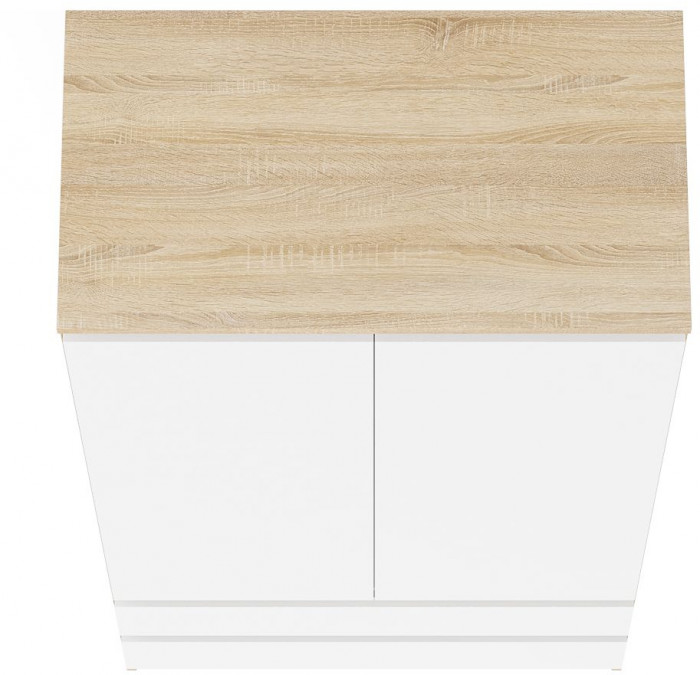 Мори Шкаф МШ900.1, дуб сонома/белый