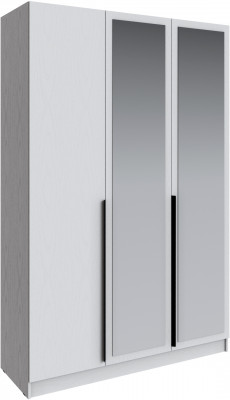 Шкаф Мадрид (1,5) с зеркалом, Белый
