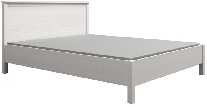 Кровать с ортопедическим основанием (металл) Sherlock 42 160х200, ясень светлый