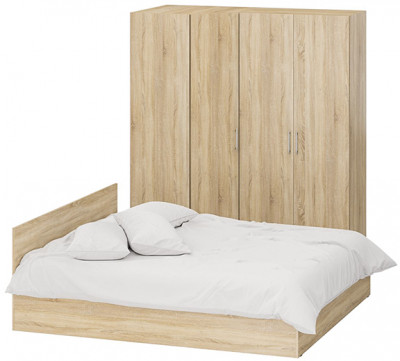 Спальня Стандарт 2-1800, дуб сонома