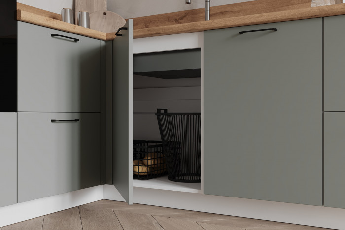 КГ Угловой 1500х2400 (без пм) Эмаль, Олива  Арника РМ в.3