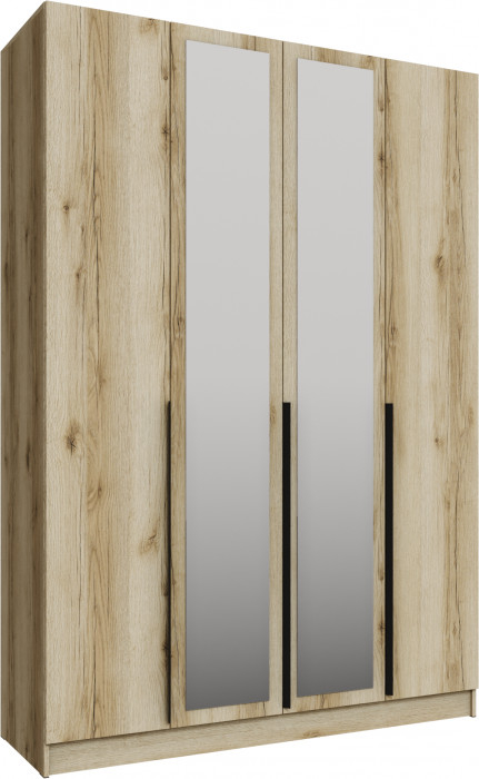 Шкаф Мадрид (1,6) с зеркалом, Дуб делано