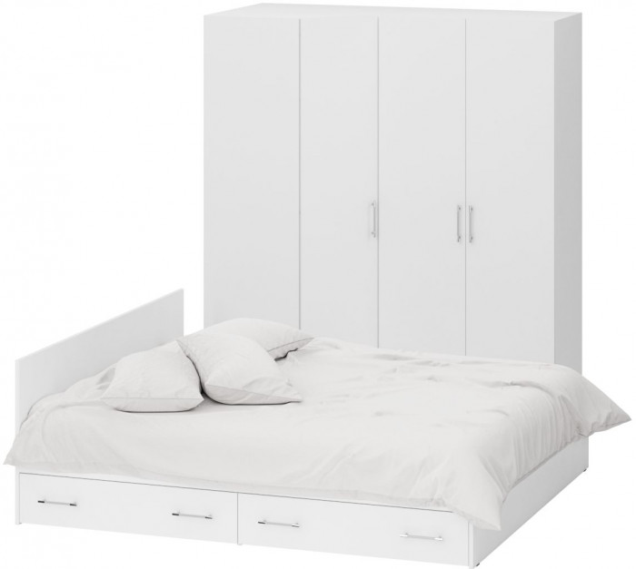 Спальня Стандарт 2-1800Я, белый