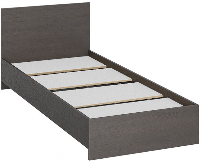 Кровать 80х200 с основанием ЛДСП Ронда КР-080, венге