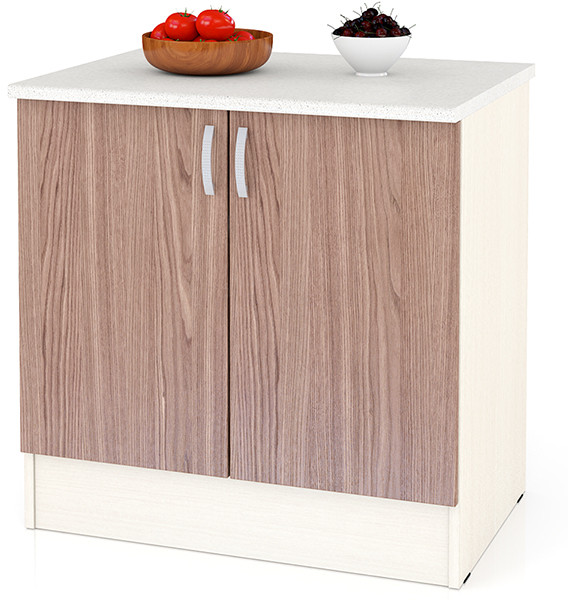 Кухня Мери ШН800 Стол 80 см., дуб/ясень шимо тёмный