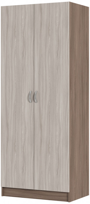 ШК 554 Бася ЛДСП шкаф скалка шимо темный/шимо светлый